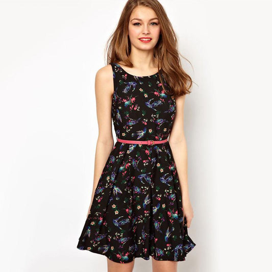 Flower Design Dress