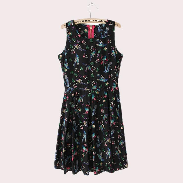 Floral Design Dress