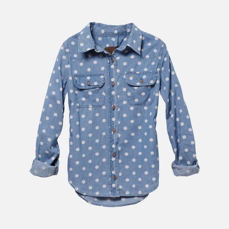 Long Sleeve Jean Shirt