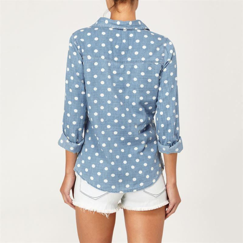 Long Sleeve Jean Shirt